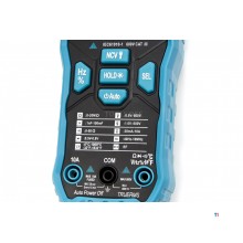 HBM profesjonelt digitalt multimeter med kabelfinderfunksjon og LED -belysning “ Modell 2