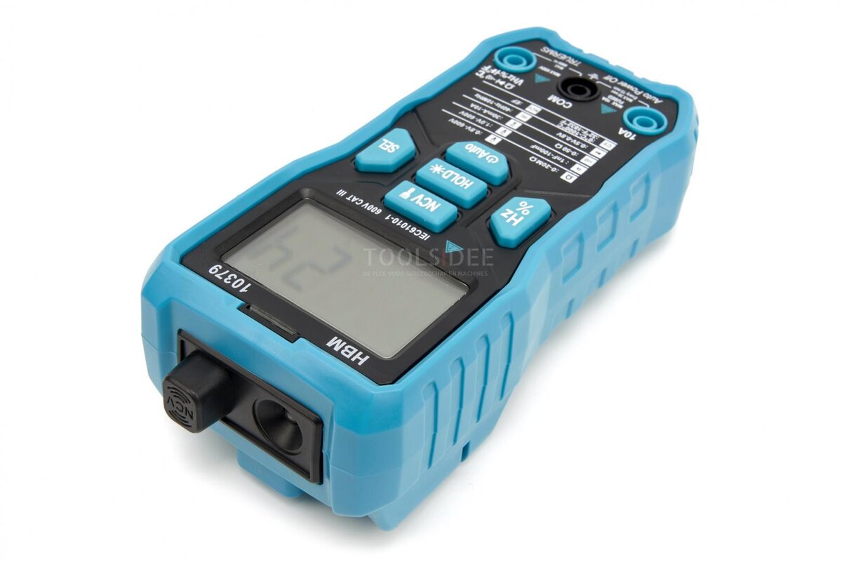 HBM profesjonelt digitalt multimeter med kabelfinderfunksjon og LED -belysning “ Modell 2