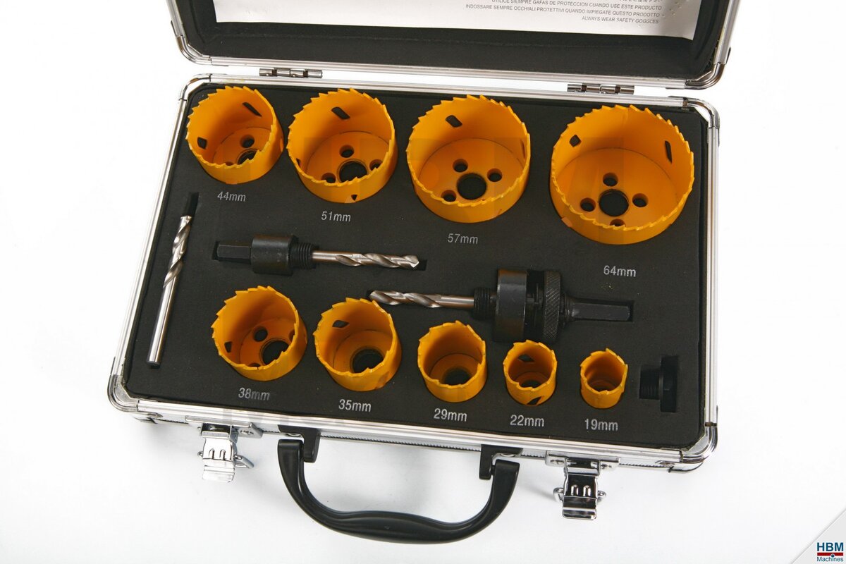 HBM 13 Delige Bi-Metaal Gatzagenset