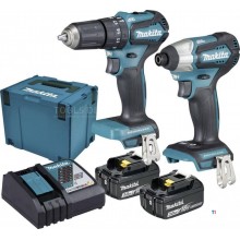 Makita DLX2221JX2 Combiset Impact Drill / Screwdriver + Impact Driver 18V 3.0Ah in Mbox