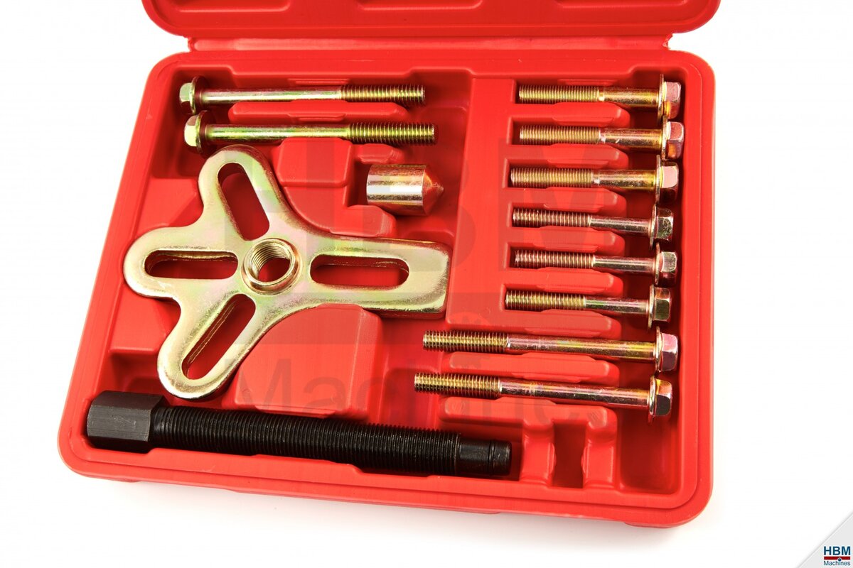 HBM 13-stykke krumtaksreimskive traktorsett