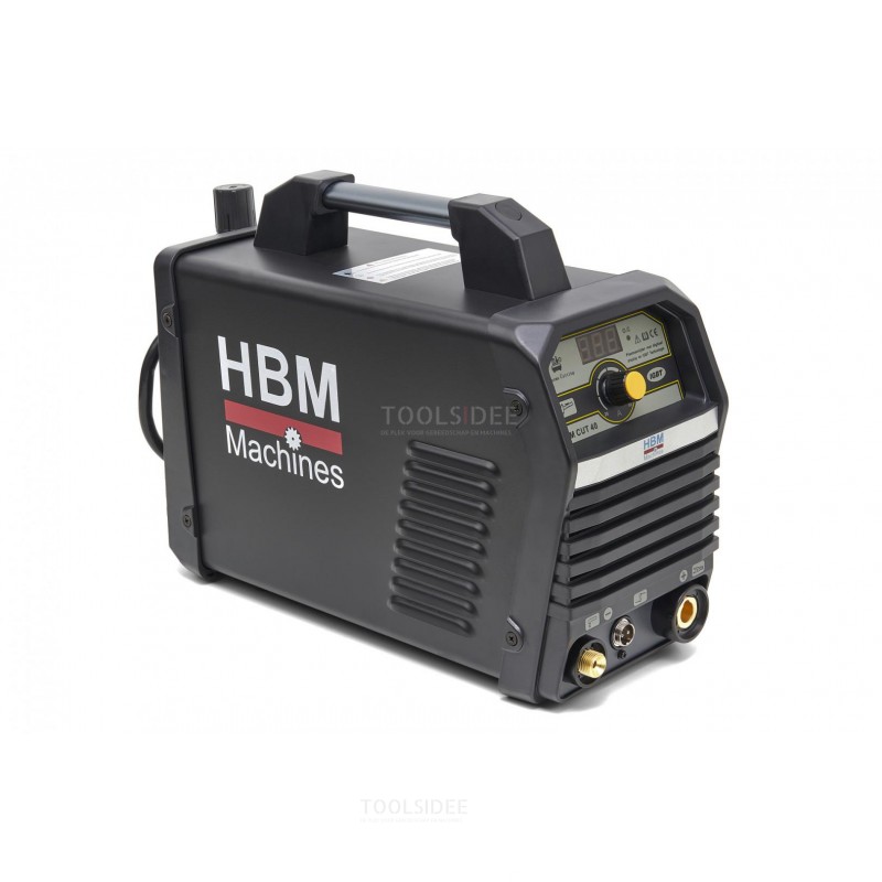 Cortadora de plasma HBM CUT 40 con pantalla digital y tecnología IGBT