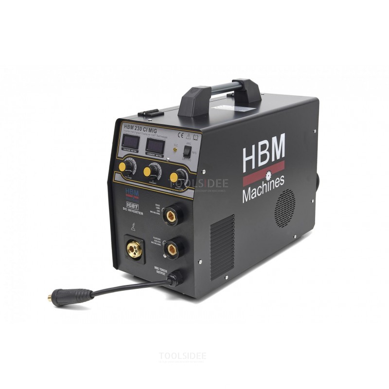 HBM 230 CI MIG Inverter med digitalt display og IGBT -teknologi