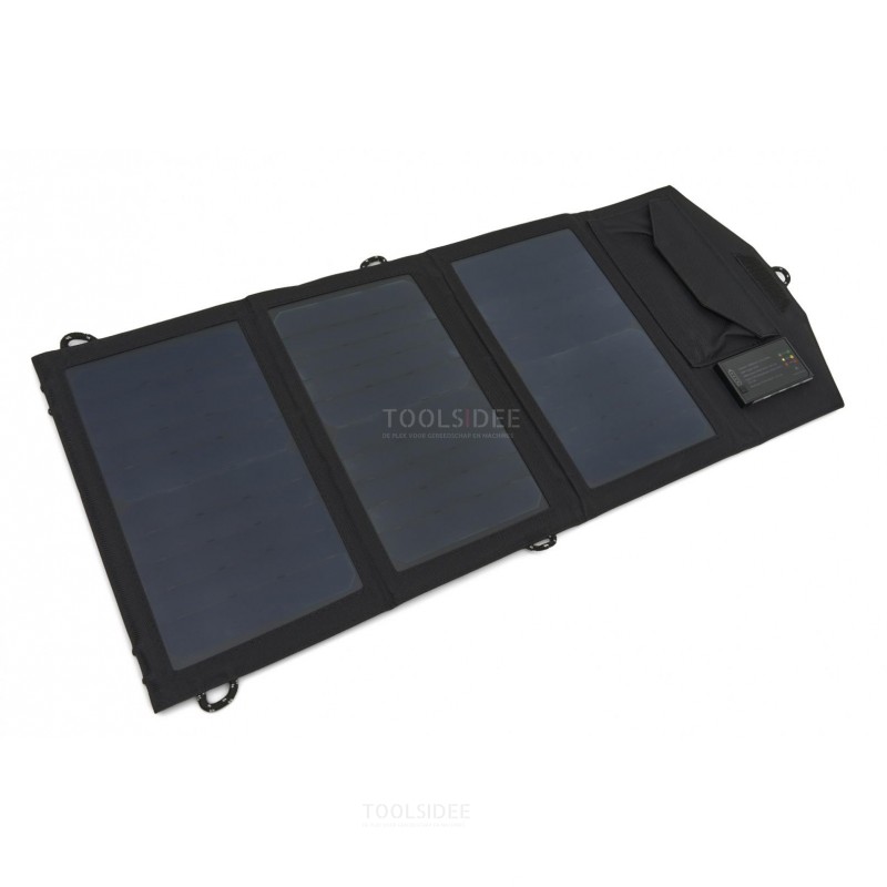 HBM 15 vatios. Panel solar plegable con batería de 10000 MAH