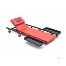 HBM Mobile Reclining Mat, Garage Lounger With Tool Trays