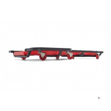 HBM Tapis inclinable mobile de mécanicien, tapis roulant de garage avec plateaux à outils HBM Tapis inclinable mobile de mécanicien, tapis roulant de garage avec plateaux à outils