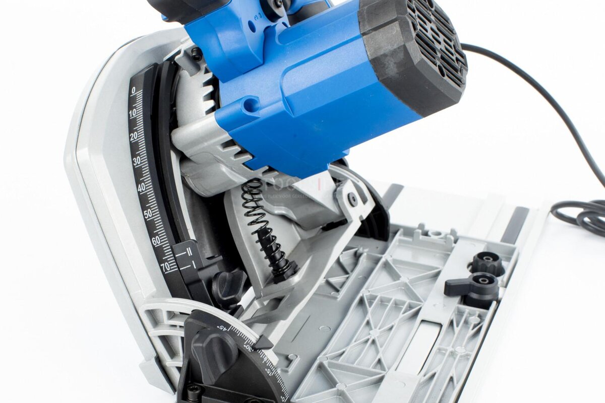 HBM 190 mm professionelle 1.400 Watt Tauchsäge, Linealsäge mit 2 x 700 mm Lineal