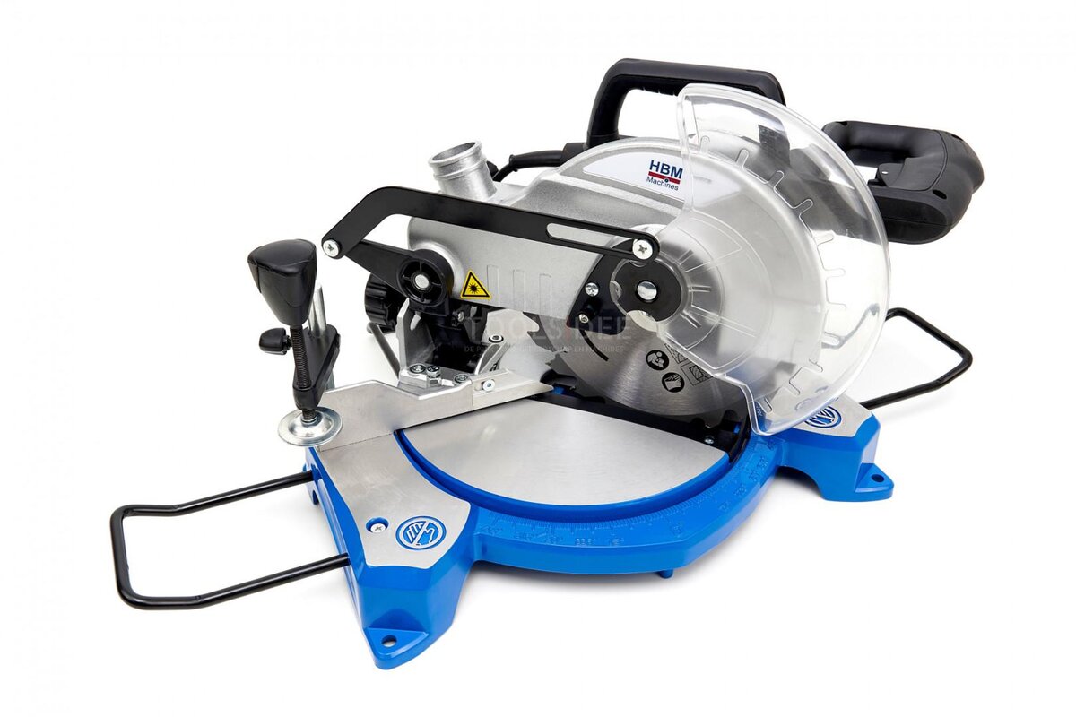 Troncatrice HBM 1500 Watt con laser 210 mm.