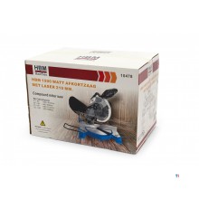 Troncatrice HBM 1500 Watt con laser 210 mm.