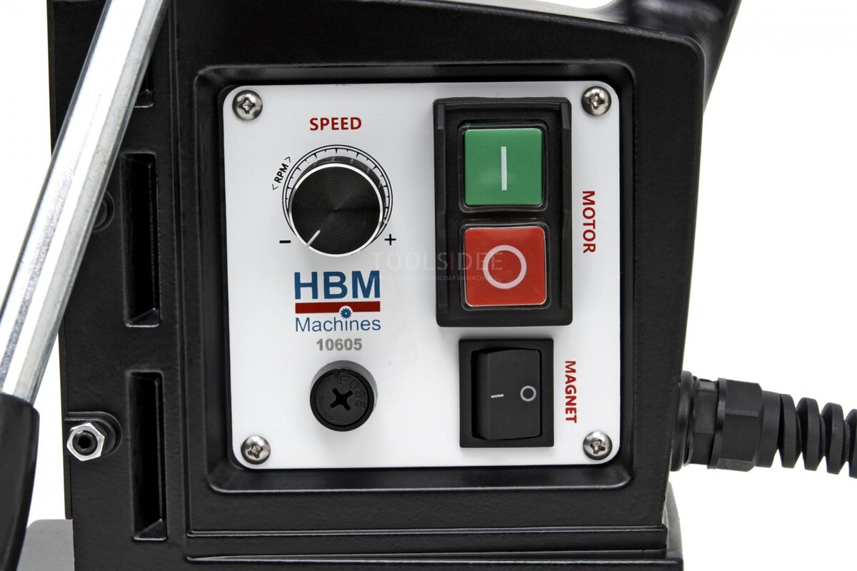 HBM 35 mm profesjonell magnetbor med variabel hastighet