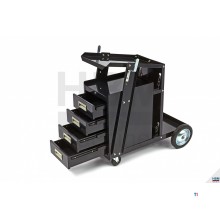 HBM welding trolley with 4 drawers