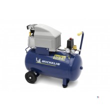Michelin 2 PK Professionele Compressor 50 Liter 8 Bar 170 l/min Verrijdbaar 1900 W 230 V 72 dB
