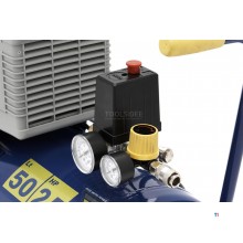 Michelin 2 PK Professionele Compressor 50 Liter 8 Bar 170 l/min Verrijdbaar 1900 W 230 V 72 dB
