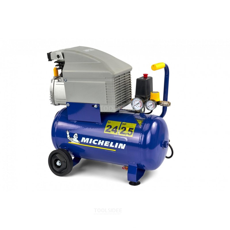Compressore Michelin 2,5 HP Professional 24 Litri 10 Bar - 170 Litri Al  Minuto - toolsidee.it