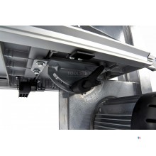 HBM 200 mm. Houtlintzaagmachine met Uitschuifbare en Kantelbare Zaagtafel