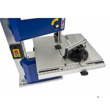 HBM 200 mm. Houtlintzaagmachine met Uitschuifbare en Kantelbare Zaagtafel