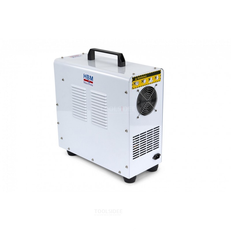 HBM 1 PK Professional Low Noise Compressor With 1 and 6 Liter Tank Including Air Hose and Paint Sprayer