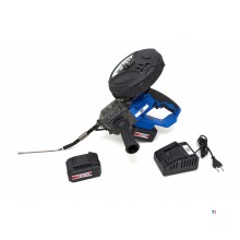 HBM Professionele 21 Volt 4.0AH Koolborstelloze Accu Kabeltrekker, Trekveer op Accu Met 2 Li-Ion Accu's