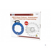 HBM 30 Meter Tension Spring / Cable Puller Steel in Reel with Locking