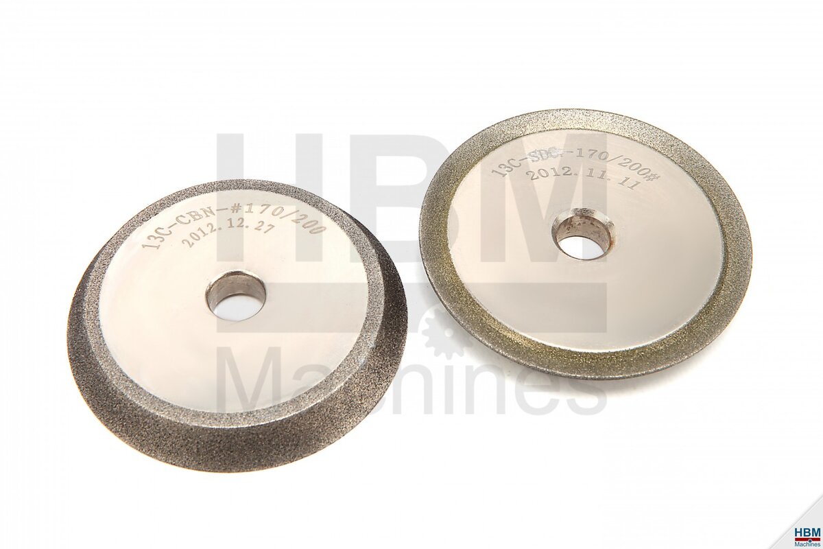 Hbm cbn skärpningssten för hss för hbm 13 mm. borrslipare / borrslipare