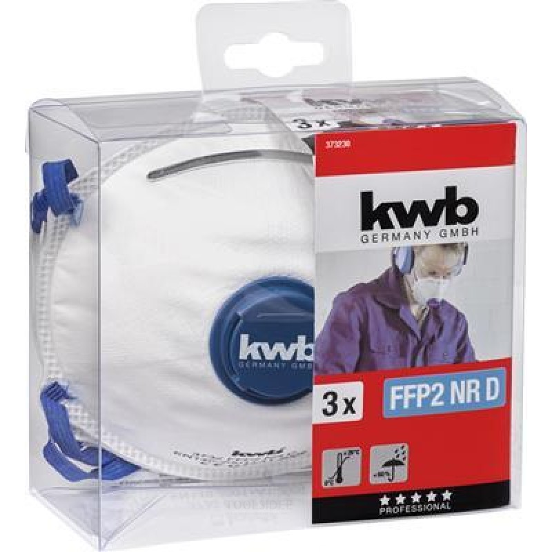 KWB Støvmaske, med udåndingsventil Zb