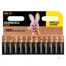 Duracell Alkaline Plus 100 Promo AA 12pcs.