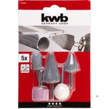 KWB Sharpening stone set 5-piece, Zb