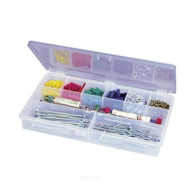 Raaco Classic assortment box with 9 fixed compartments