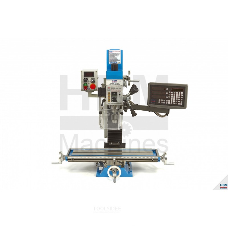 HBM bf 25 milling machine with Sino 3 axis digital readout system