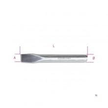 Beta cold chisels, made of stainless steel