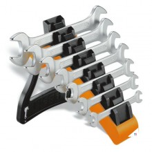 Beta 7-piece set of open-end wrenches on a standard