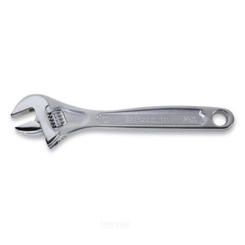 Beta adjustable wrenches with scale, chrome plated.