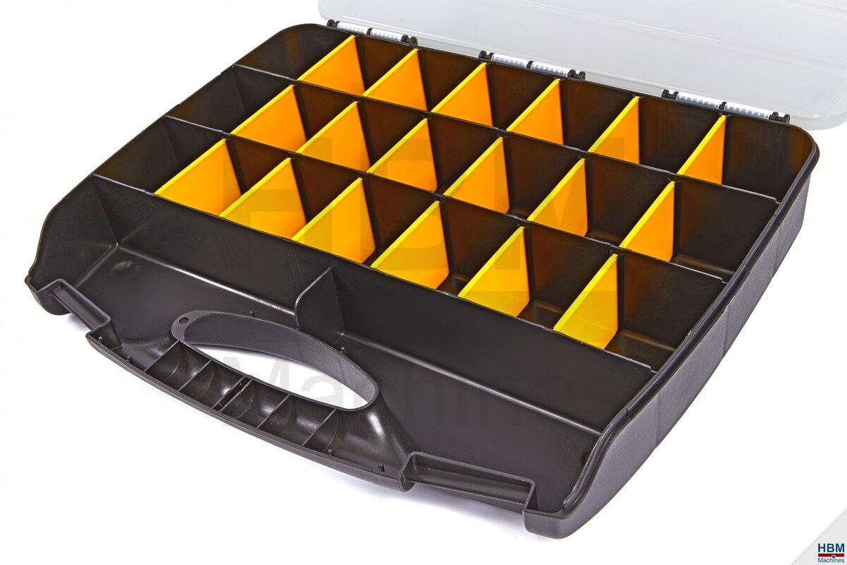 HBM Profi Assortment-boks 38 x 31,5 x 6 cm HBM Profi Assortment-boks 38 x 31,5 x 6 cm
