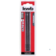 KWB 3 Bits 150mm Torsion Pz Set Card
