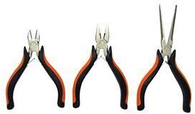 Skandia Mini Pliers Set 3 Pieces 2C. Skandia Mini Pliers Set 3 Pieces 2C.
