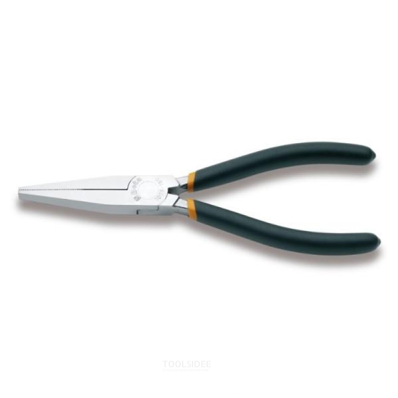 Beta long pliers, flat jaws and PVC handle