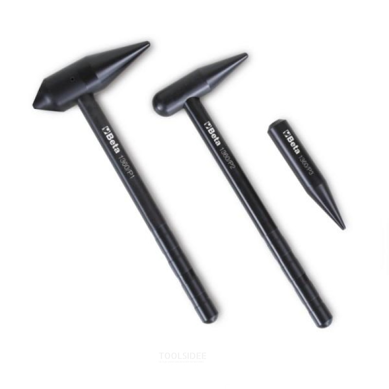 Beta body hammers with convex and pin head, dent removal pin, made of plastic
