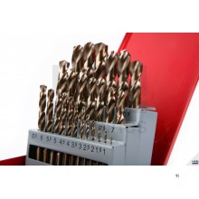 HBM 1-13 x 0,5 HSS - 5% koboltborrbitsett HBM 1-13 x 0,5 HSS - 5% koboltborrbitsett