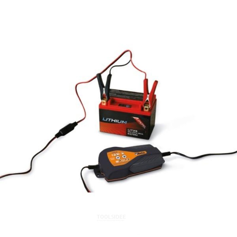 Beta electronic battery charger for road motorcycles, 12V