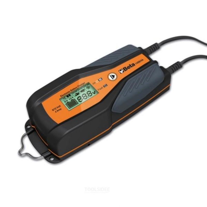 Beta electronic battery charger for cars and motorcycles, 6-12V