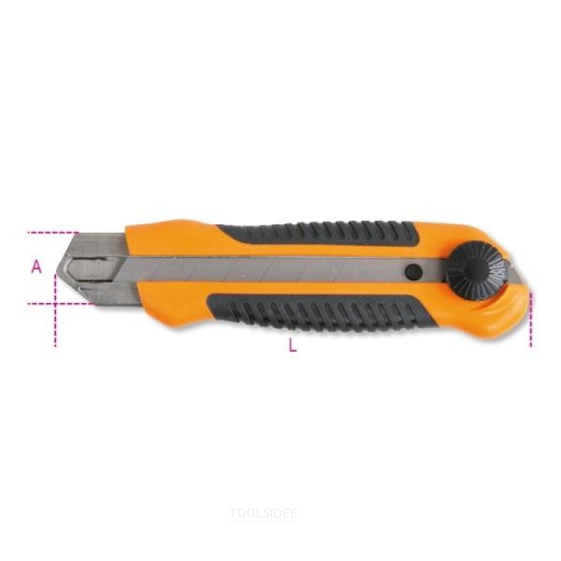 Beta snap-off blade, 25 mm, non-slip two-component handle
