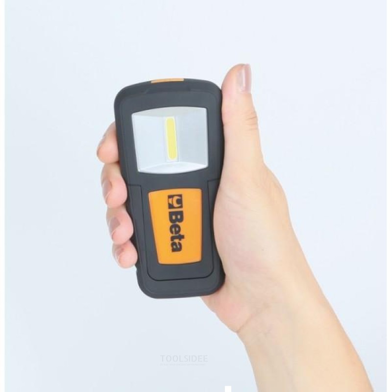 Beta kompakt genopladelig inspektionslampe med ekstra skarpe LED'er. Lithium polymer batteri
