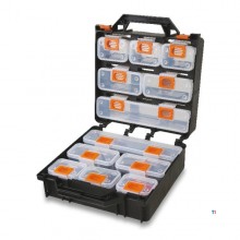Beta-Koffer mit 12 herausnehmbaren Sortimentsboxen