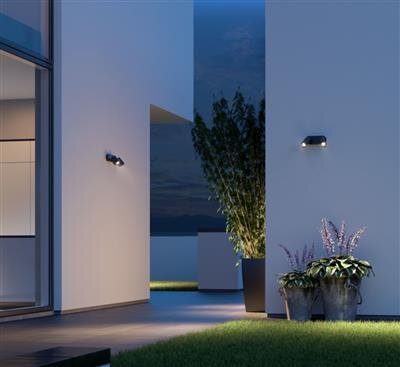 Steinel Outdoor spotlight DUO S anthra Steinel Outdoor spotlight DUO S anthra