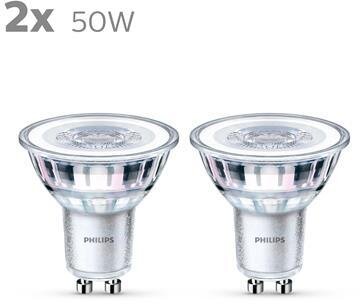 Philips LEDClassic 50W GU10 WW 36D ND 2 pezzi