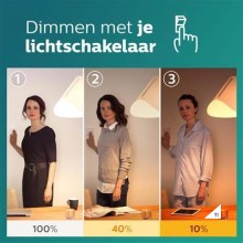 Philips LEDClassic SSW 40W B35 E14 WW CL ND 1pc Philips LEDClassic SSW 40W B35 E14 WW CL ND 1pc