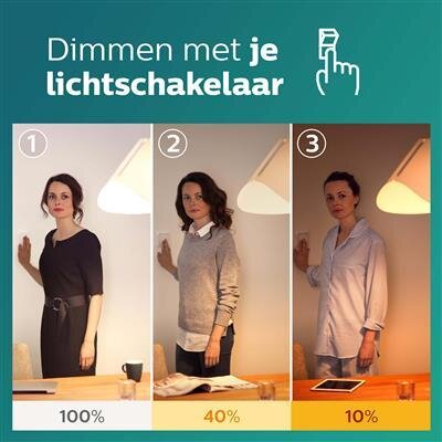 Philips LEDClassic SSW 40W B35 E14 WW CL ND 1pc Philips LEDClassic SSW 40W B35 E14 WW CL ND 1pc