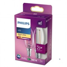 Philips LED Classic 25W B35 E14 WW CL ND 2 kpl