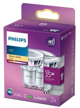 Philips LEDClassic 35W GU10 WW 230V 36D ND 2 Stück