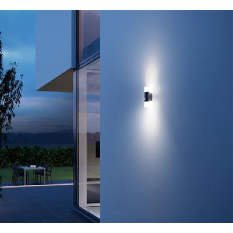 Lámpara de exterior Steinel Sensor L 910 LED plateado